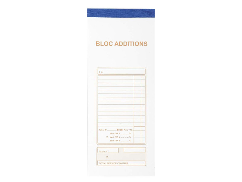 EXACOMPTA Bloc Additions, pages numérotées