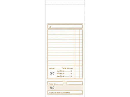 EXACOMPTA Bloc Additions, pages numérotées
