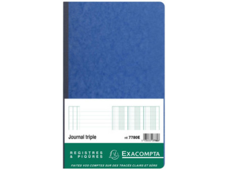 EXACOMPTA Piqûre 'Journal triplé folioté', 320 x 195 mm