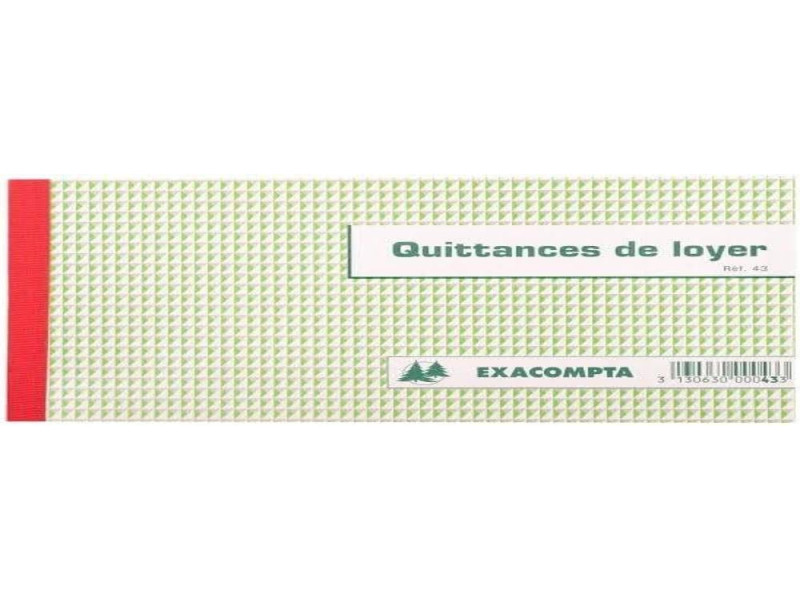 EXACOMPTA Manifold 'Quittances de loyer', 125 x 210 mm