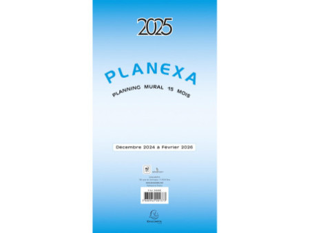 EXACOMPTA Planning mural PLANEXA 2026, dépliant 15 mois