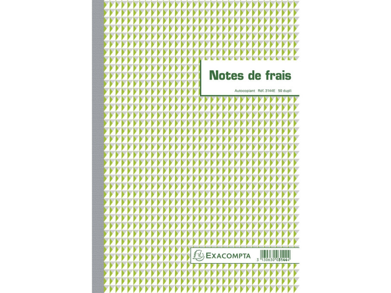 EXACOMPTA Manifold 'Notes de Frais', 297 x 210 mm vertical