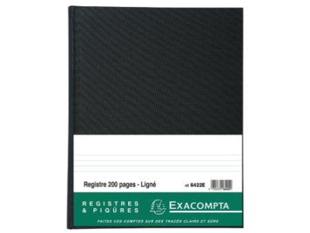 EXACOMPTA Registre Ligné, 320 x 250 mm vertical