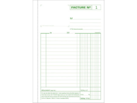 EXACOMPTA Manifold 'Factures', 210 x 148 mm, dupli