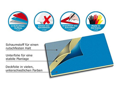 Läufer Sous-main DURELLA DS, 400 x 530 mm, bleu