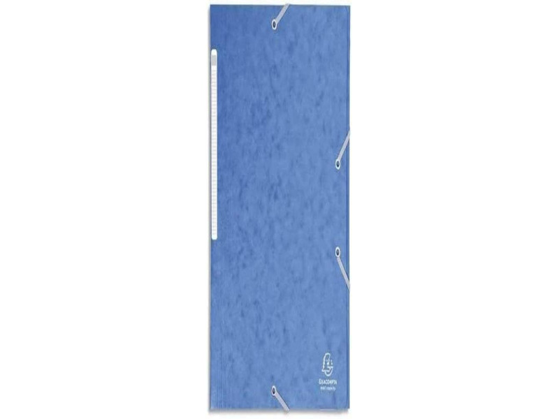 EXACOMPTA Chemise à élastiques Maxi Capacity, A4, bleu