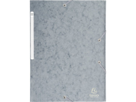 EXACOMPTA Chemise à élastiques Maxi Capacity, A4, gris
