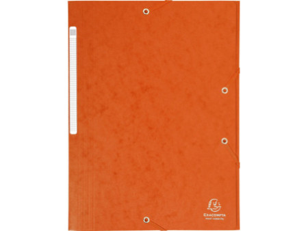 EXACOMPTA Chemise à élastiques Maxi Capacity, A4, orange