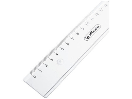 herlitz Règle plate, longueur: 300 mm, transparente
