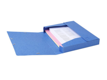 EXACOMPTA Boîte de classement Cartobox, A4, 40 mm, bleu