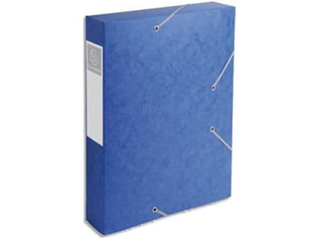 EXACOMPTA Boîte de classement Cartobox, A4, 60 mm, bleu