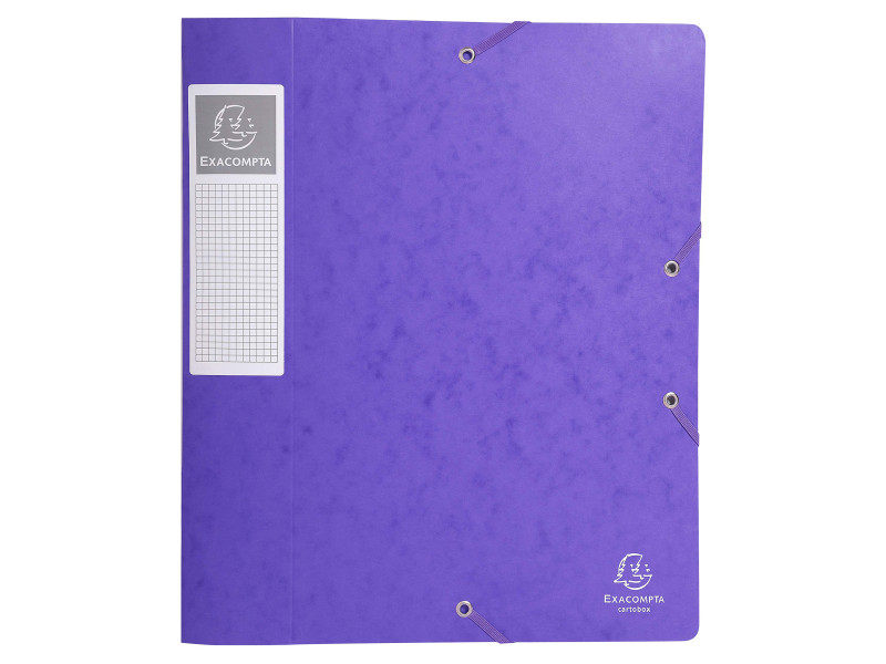 EXACOMPTA Boîte de classement Cartobox, A4, 60 mm, violet