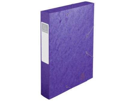 EXACOMPTA Boîte de classement Cartobox, A4, 60 mm, violet