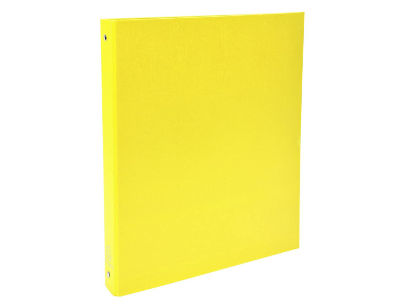 EXACOMPTA Classeur rembordé PP, A4, 4 anneaux, jaune
