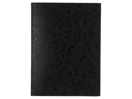 EXACOMPTA Chemise simple 3 rabats, A4, carton, noir