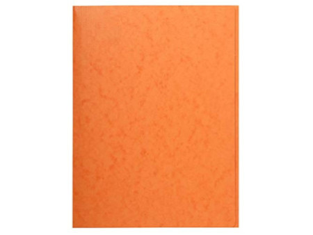 EXACOMPTA Chemise simple 3 rabats, A4, carton, orange