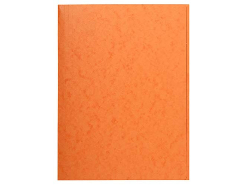 EXACOMPTA Chemise simple 3 rabats, A4, carton, orange
