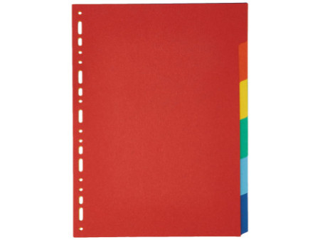 EXACOMPTA Intercalaires en carton, A4, 6 touches