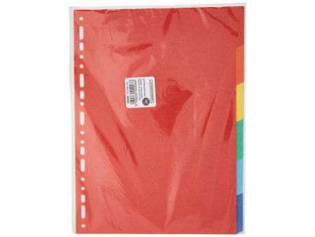 EXACOMPTA Intercalaires en carton, A4, 6 touches