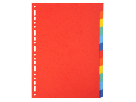 EXACOMPTA Intercalaires en carton, A4, 12 touches