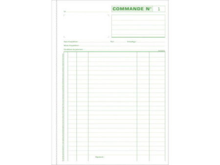EXACOMPTA Manifold 'Commandes', 297 x 210 mm, tripli