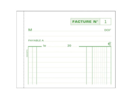 EXACOMPTA Manifold 'Factures', 105 x 135 mm, dupli
