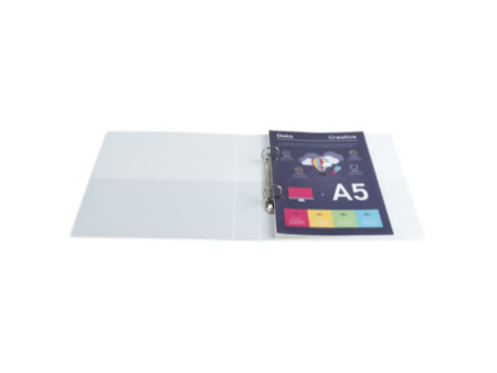 EXACOMPTA Classeur personnalisable Kreacover, A5, blanc