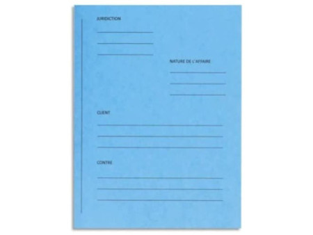 EXACOMPTA Dossiers de plaidoirie 'Pour / Contre', turquoise