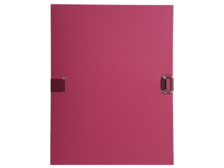 EXACOMPTA Chemise à dos extensible, A4, carton, bordeaux