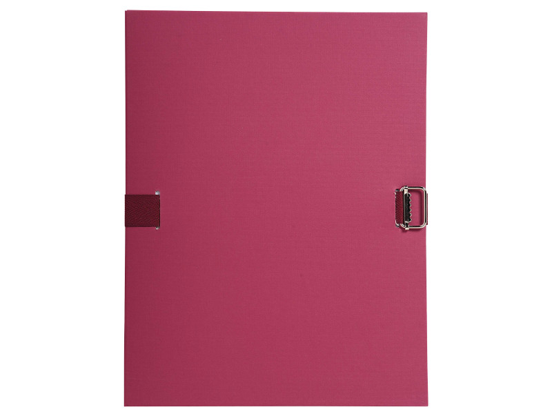 EXACOMPTA Chemise à dos extensible, A4, carton, bordeaux