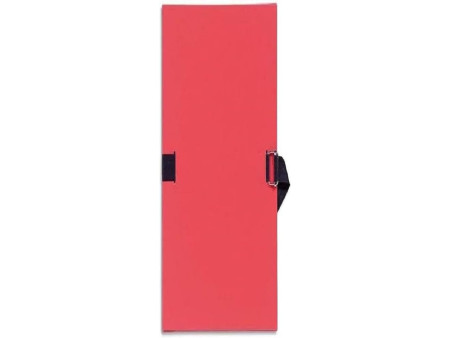 EXACOMPTA Chemise à dos extensible, A4, carton, rouge