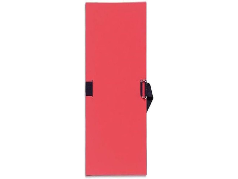 EXACOMPTA Chemise à dos extensible, A4, carton, rouge