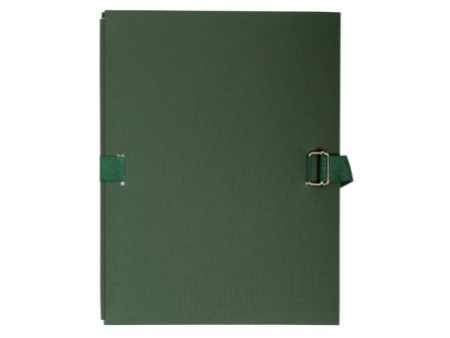 EXACOMPTA Chemise à dos extensible, A4, carton, vert foncé
