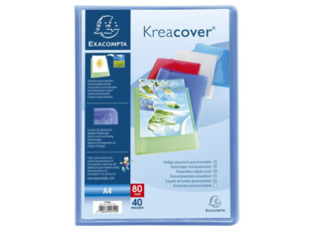 EXACOMPTA Protège-documents Kreacover, A4, PP, assorti