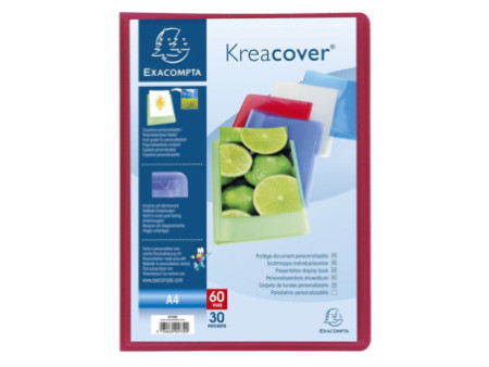 EXACOMPTA Protège-documents Kreacover, A4, PP, assorti