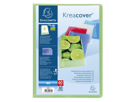 EXACOMPTA Protège-documents Kreacover, A4, PP, assorti