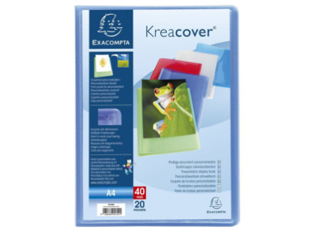 EXACOMPTA Protège-documents Kreacover, A4, PP, assorti