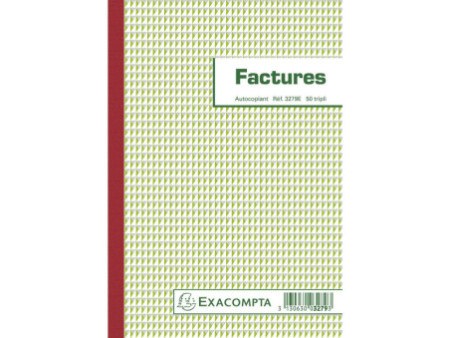 EXACOMPTA Manifold 'Factures', 210 x 148 mm, tripli