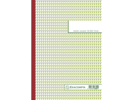 EXACOMPTA Manifold 'Quadrillé', 297 x 210 mm, tripli