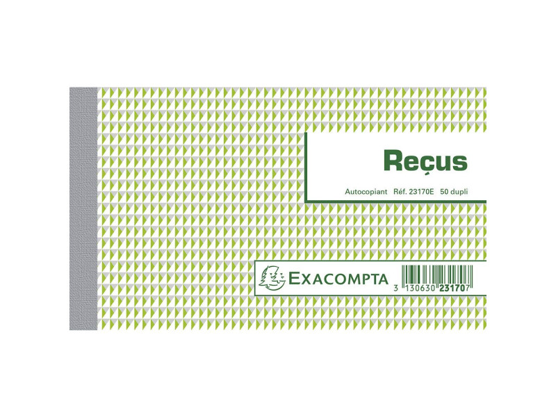 EXACOMPTA Manifold 'Reçus', 105 x 180 mm, dupli