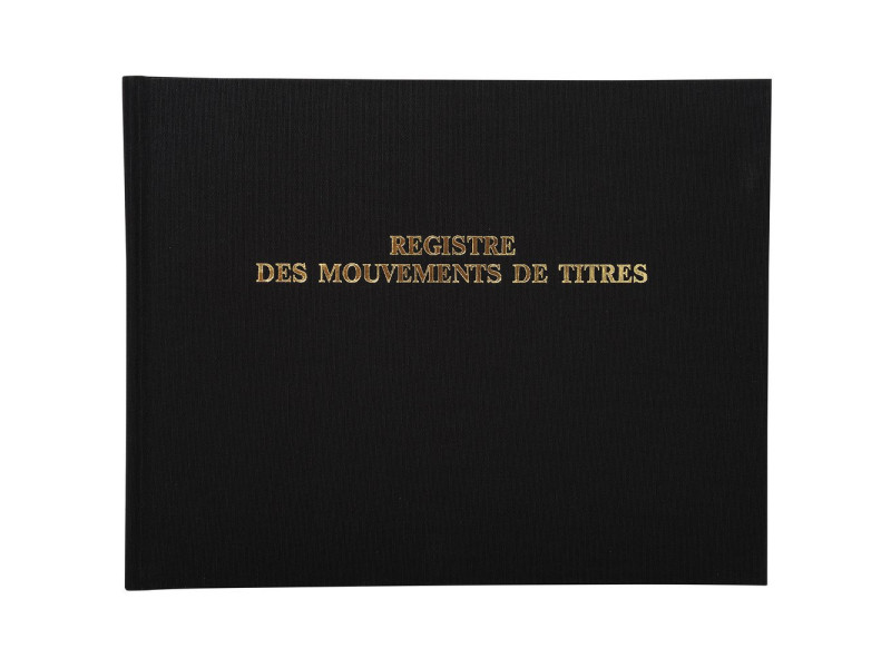 EXACOMPTA Registre 'Mouvements de titre', 240 x 320 mm