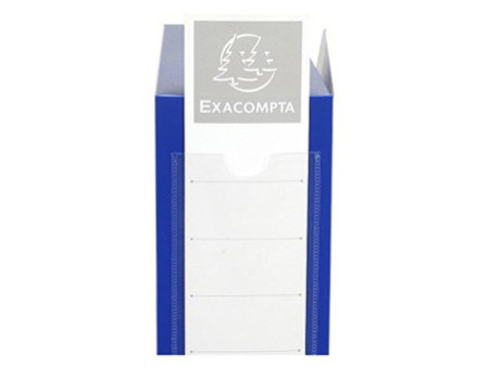 EXACOMPTA Boîte d'archives à pression, PP, 80 mm, bleu