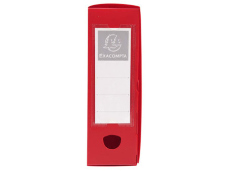 EXACOMPTA Boîte d'archives à pression, PP, 80 mm, rouge