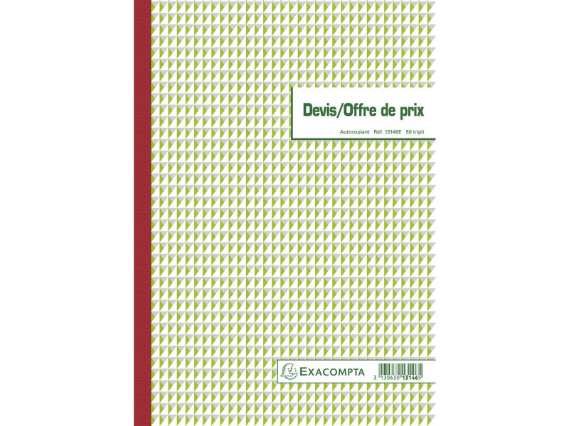 EXACOMPTA Manifold 'Devis Offre de prix', 297 x 210 mm