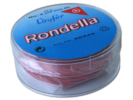 Läufer Bracelets élastiques RONDELLA, 25 mm, 25 g, rouge