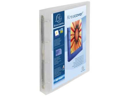 EXACOMPTA Classeur personnalisable Chromaline, A4 Maxi,blanc