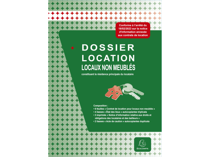 EXACOMPTA Dossier location 'Location locaux non meublés'
