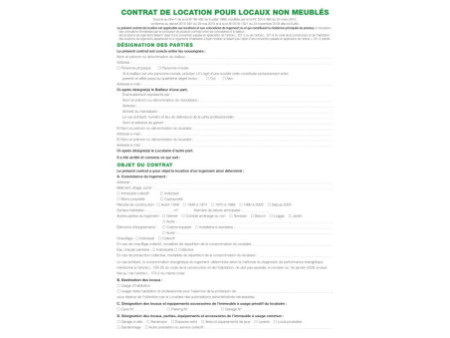 EXACOMPTA Dossier location 'Location locaux non meublés'