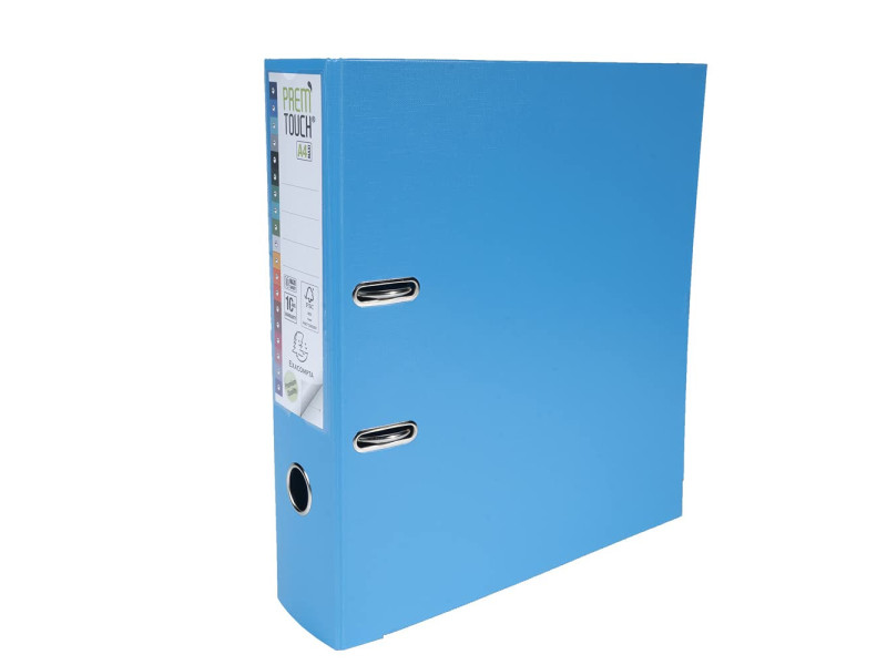 EXACOMPTA Classeur à levier PP Premium, A4, 80 mm,bleu clair