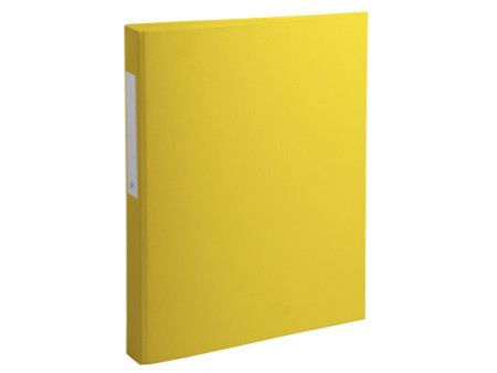 EXACOMPTA Classeur à anneaux, PP, 2 anneaux, A4, jaune